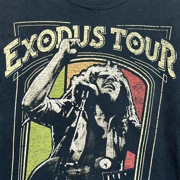 exodus tour bob marley and the wailers 1977 size small zion footwear short sleev - Picture 4 of 10